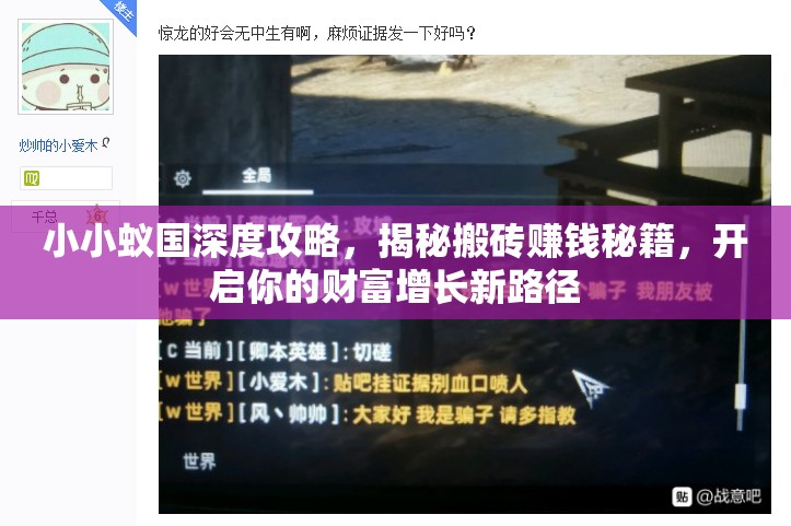小小蚁国深度攻略，揭秘搬砖赚钱秘籍，开启你的财富增长新路径