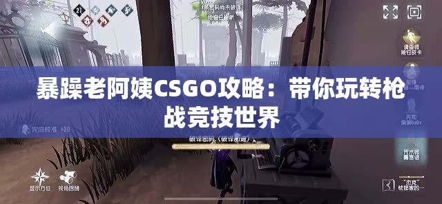 暴躁老阿姨CSGO攻略：带你玩转枪战竞技世界