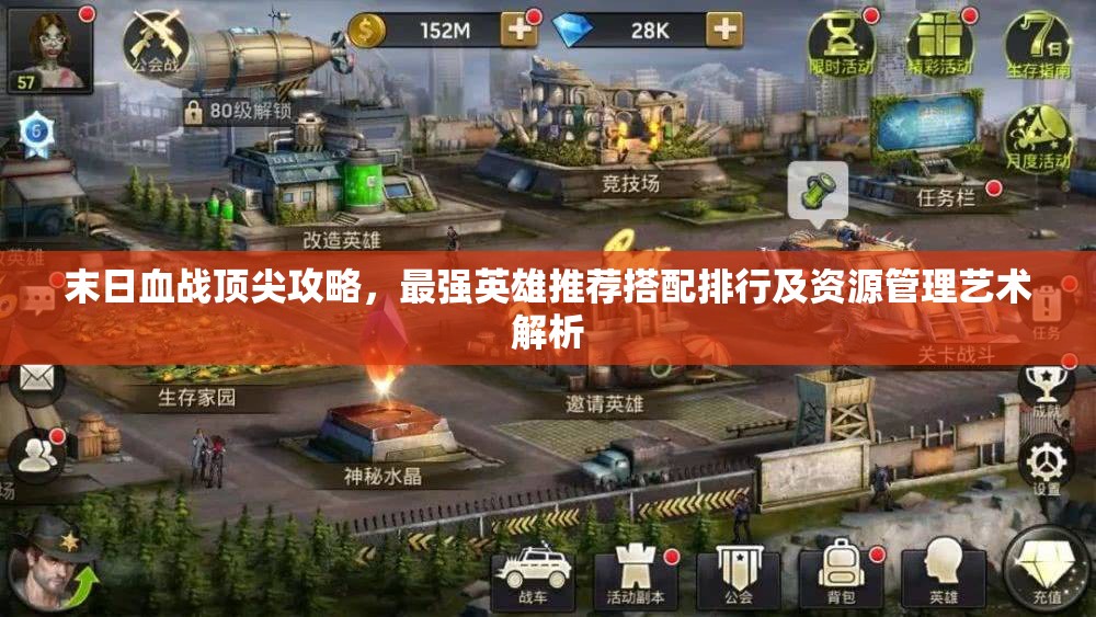 末日血战顶尖攻略，最强英雄推荐搭配排行及资源管理艺术解析