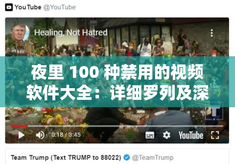 夜里 100 种禁用的视频软件大全：详细罗列及深度解析
