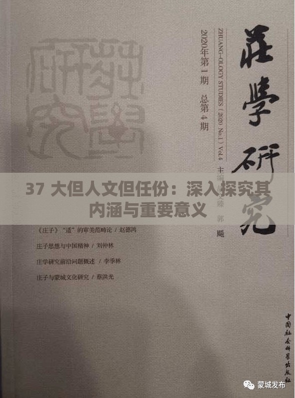 37 大但人文但任份：深入探究其内涵与重要意义