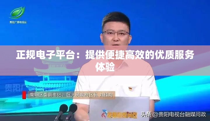 正规电子平台：提供便捷高效的优质服务体验