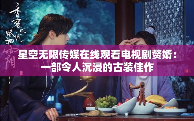 星空无限传媒在线观看电视剧赘婿：一部令人沉浸的古装佳作