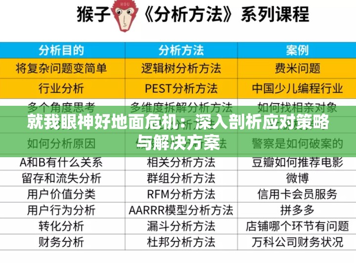 就我眼神好地面危机：深入剖析应对策略与解决方案