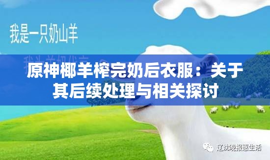 原神椰羊榨完奶后衣服：关于其后续处理与相关探讨