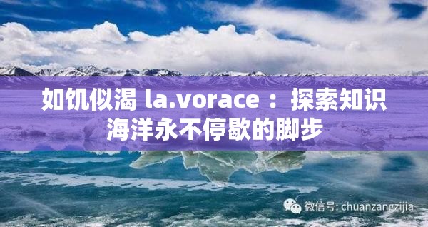 如饥似渴 la.vorace ：探索知识海洋永不停歇的脚步