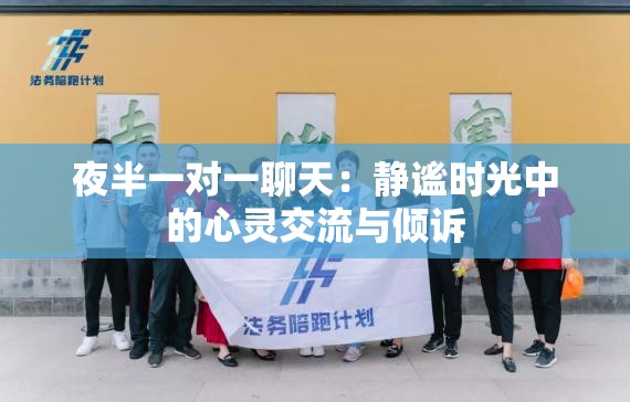夜半一对一聊天：静谧时光中的心灵交流与倾诉