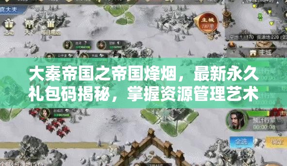 大秦帝国之帝国烽烟，最新永久礼包码揭秘，掌握资源管理艺术的高效兑换指南