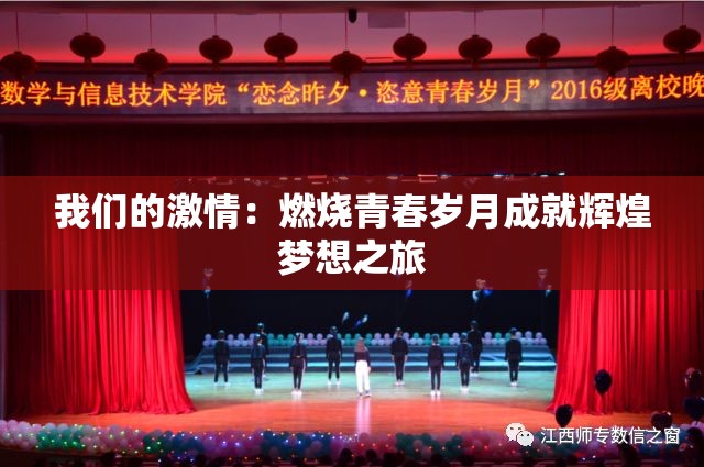 我们的激情：燃烧青春岁月成就辉煌梦想之旅