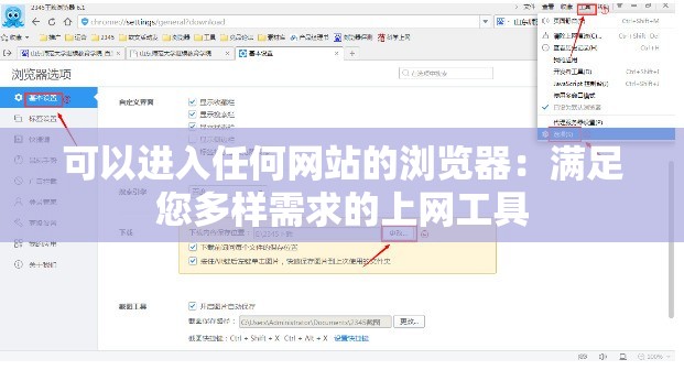 可以进入任何网站的浏览器：满足您多样需求的上网工具