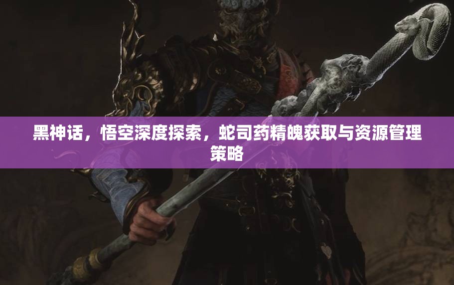 黑神话，悟空深度探索，蛇司药精魄获取与资源管理策略