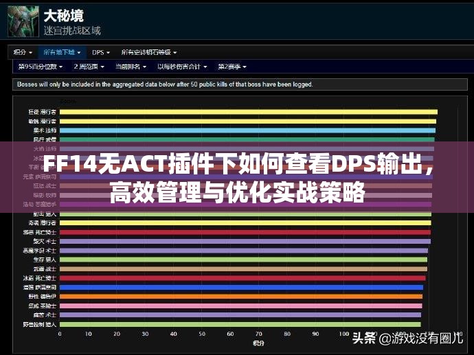 FF14无ACT插件下如何查看DPS输出，高效管理与优化实战策略
