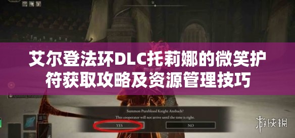 艾尔登法环DLC托莉娜的微笑护符获取攻略及资源管理技巧