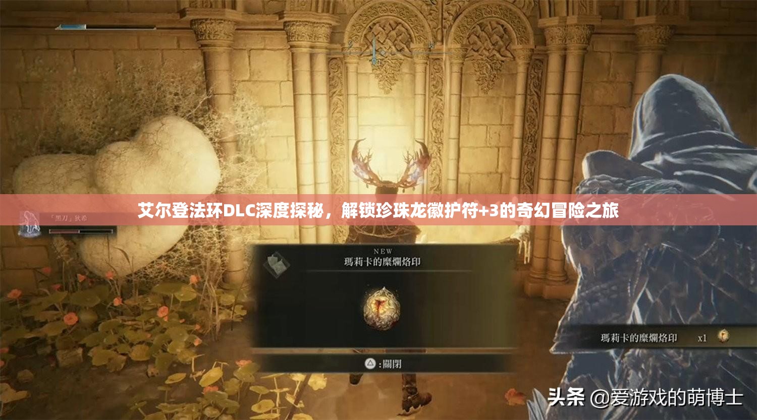 艾尔登法环DLC深度探秘，解锁珍珠龙徽护符+3的奇幻冒险之旅