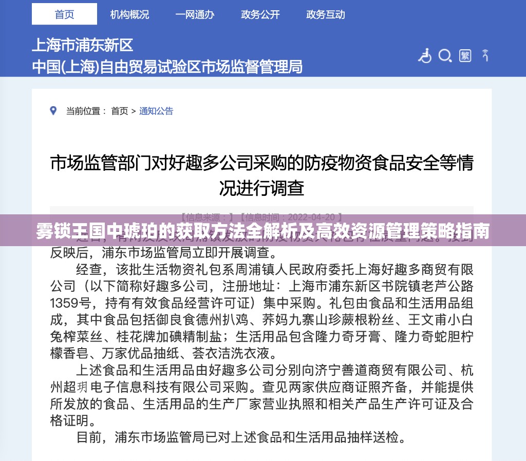 雾锁王国中琥珀的获取方法全解析及高效资源管理策略指南