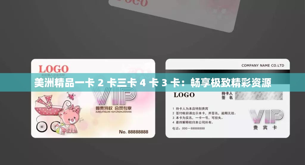 美洲精品一卡 2 卡三卡 4 卡 3 卡：畅享极致精彩资源