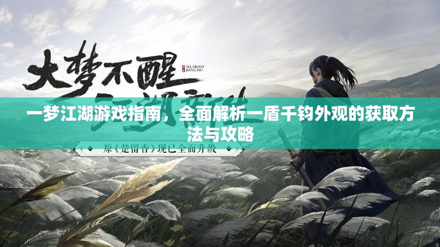 一梦江湖游戏指南，全面解析一盾千钧外观的获取方法与攻略