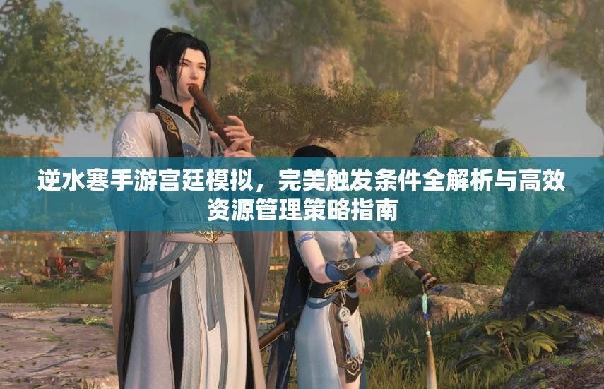 逆水寒手游宫廷模拟，完美触发条件全解析与高效资源管理策略指南