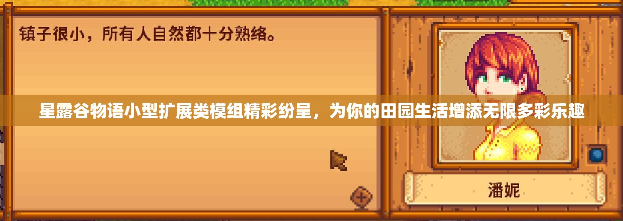 星露谷物语小型扩展类模组精彩纷呈，为你的田园生活增添无限多彩乐趣