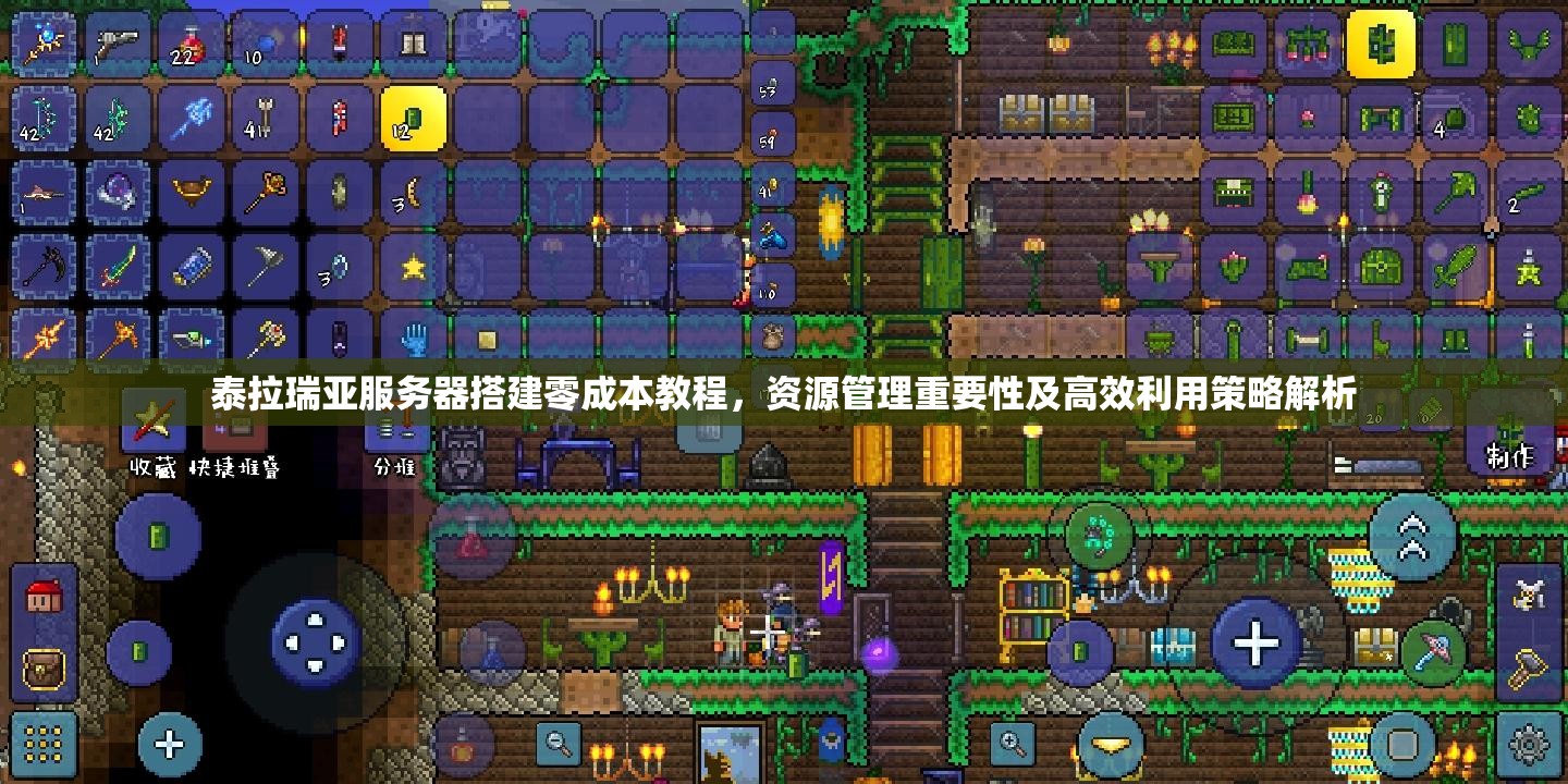 泰拉瑞亚服务器搭建零成本教程，资源管理重要性及高效利用策略解析