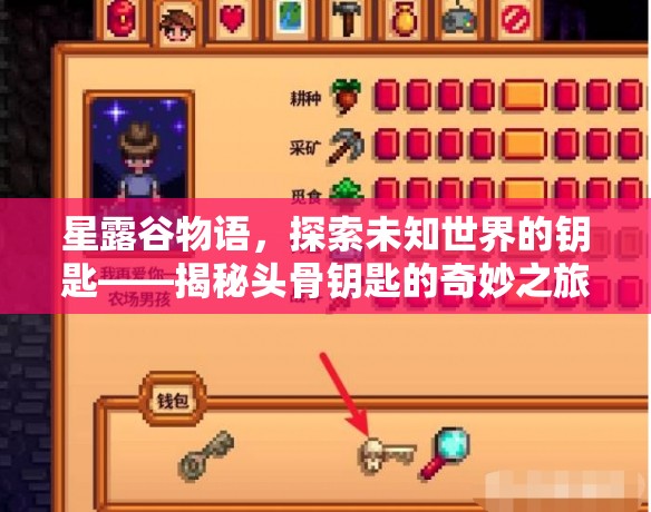 星露谷物语，探索未知世界的钥匙——揭秘头骨钥匙的奇妙之旅