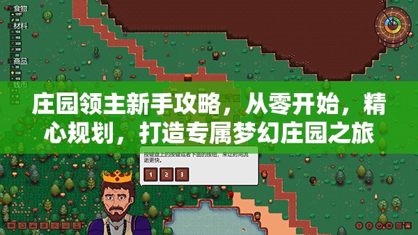 庄园领主新手攻略，从零开始，精心规划，打造专属梦幻庄园之旅