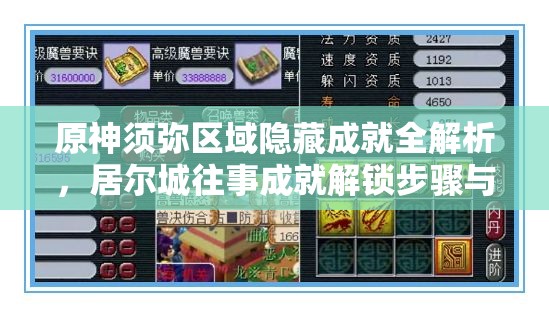 原神须弥区域隐藏成就全解析，居尔城往事成就解锁步骤与秘籍大公开