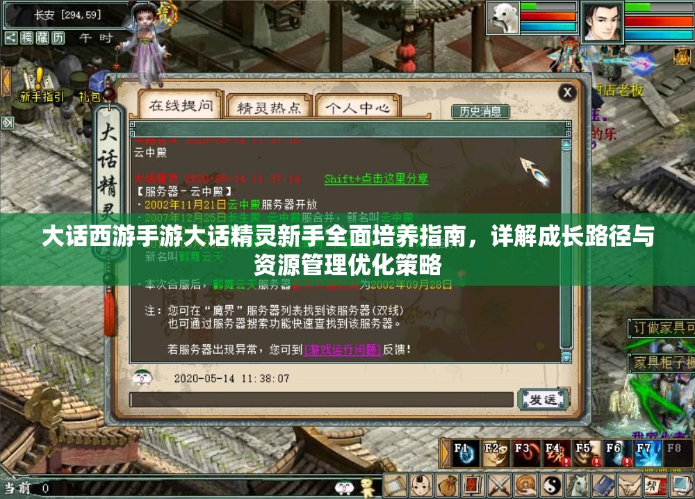 大话西游手游大话精灵新手全面培养指南，详解成长路径与资源管理优化策略