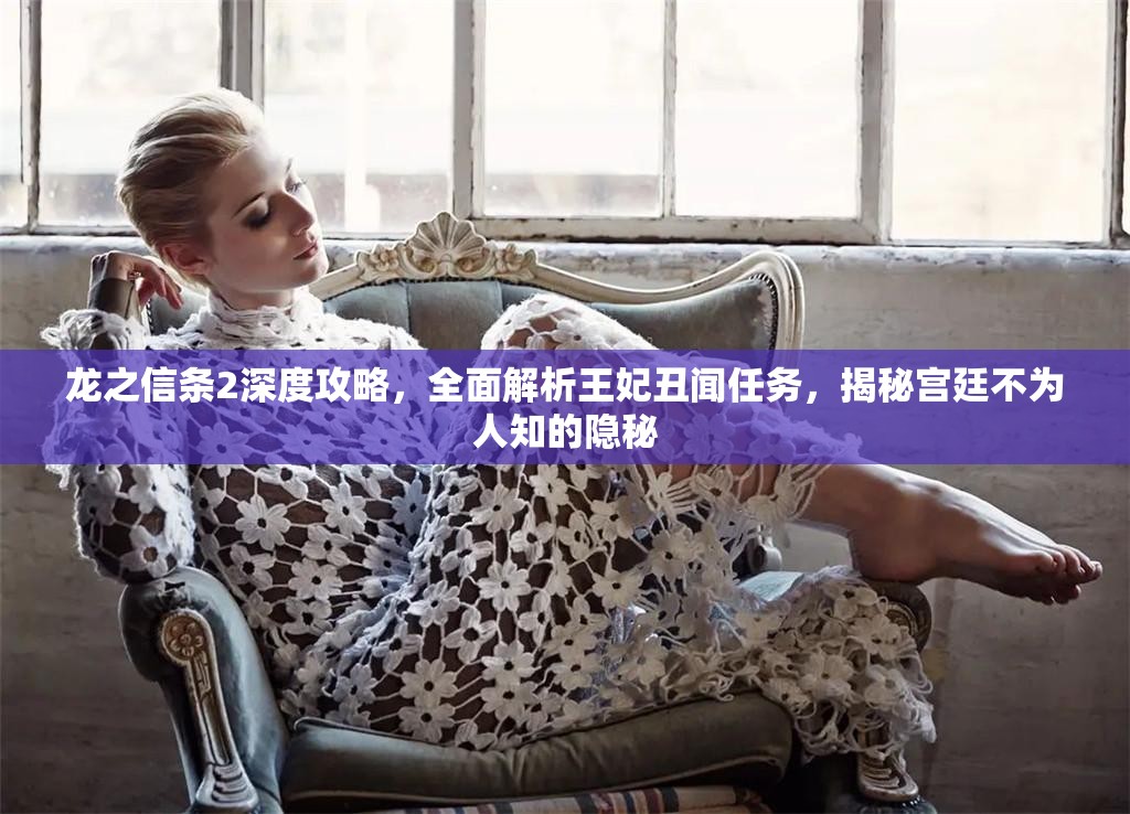 龙之信条2深度攻略，全面解析王妃丑闻任务，揭秘宫廷不为人知的隐秘