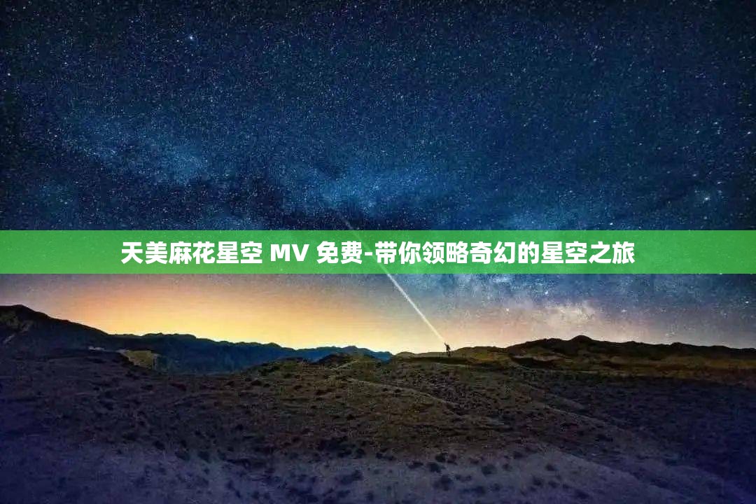 天美麻花星空 MV 免费-带你领略奇幻的星空之旅