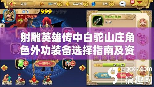 射雕英雄传中白驼山庄角色外功装备选择指南及资源管理优化策略