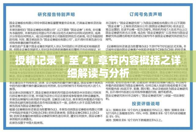 授精记录 1 至 21 章节内容概括之详细解读与分析