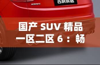 国产 SUV 精品一区二区 6 ：畅享舒适驾乘的绝佳选择