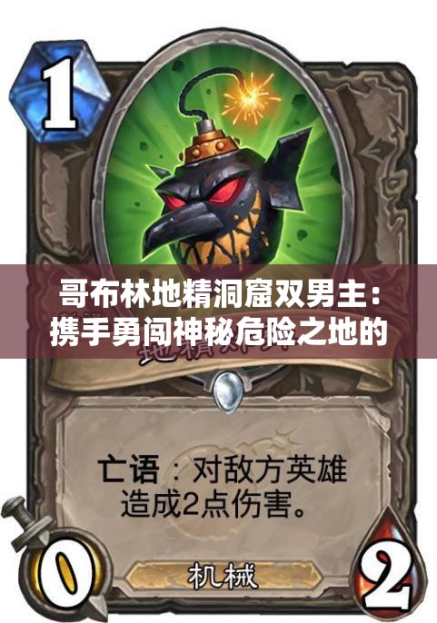 哥布林地精洞窟双男主：携手勇闯神秘危险之地的传奇之旅