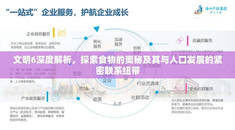 文明6深度解析，探索食物的奥秘及其与人口发展的紧密联系纽带