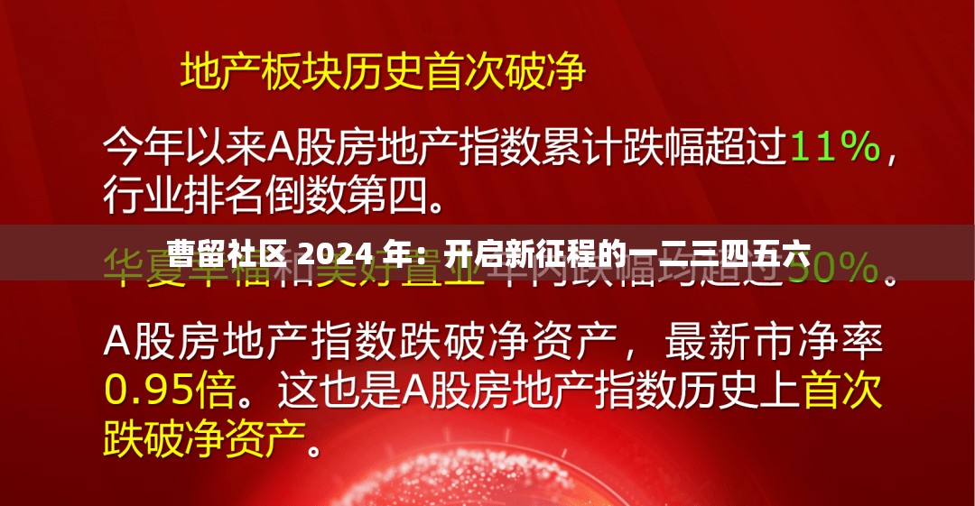曹留社区 2024 年：开启新征程的一二三四五六