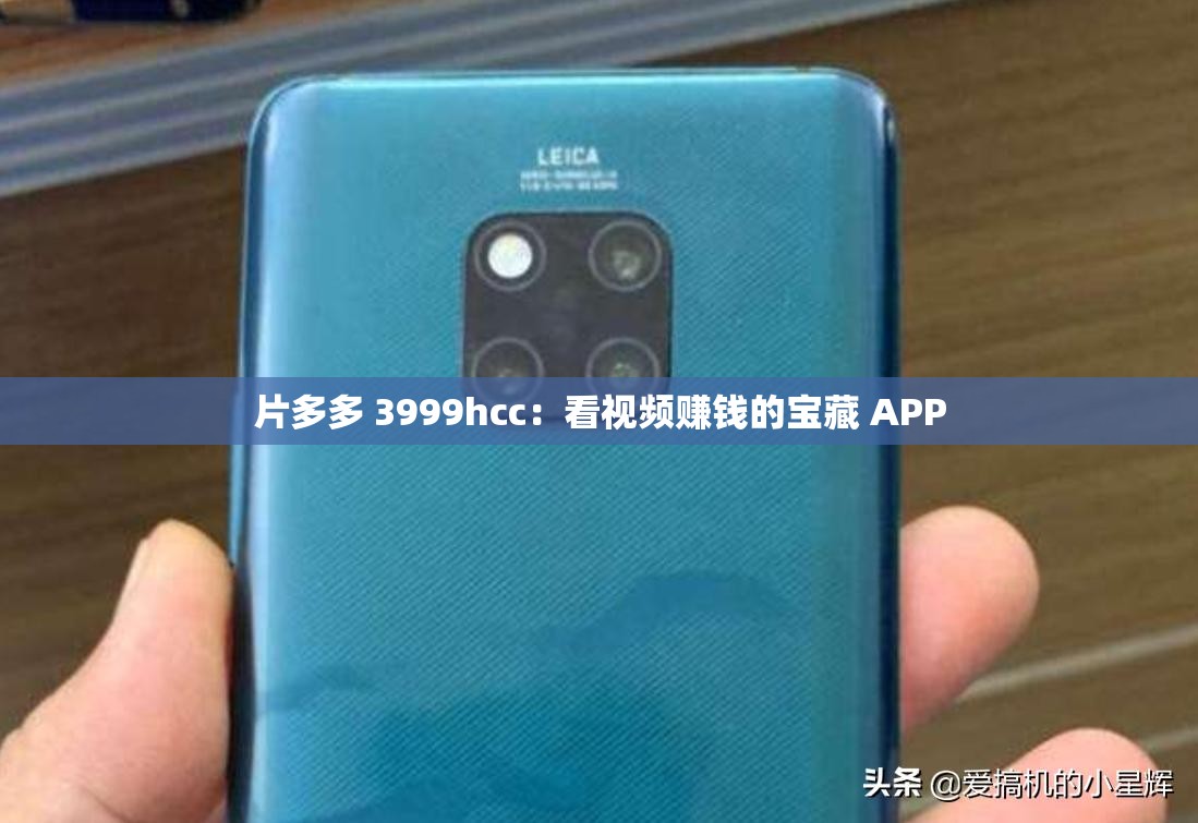 片多多 3999hcc：看视频赚钱的宝藏 APP
