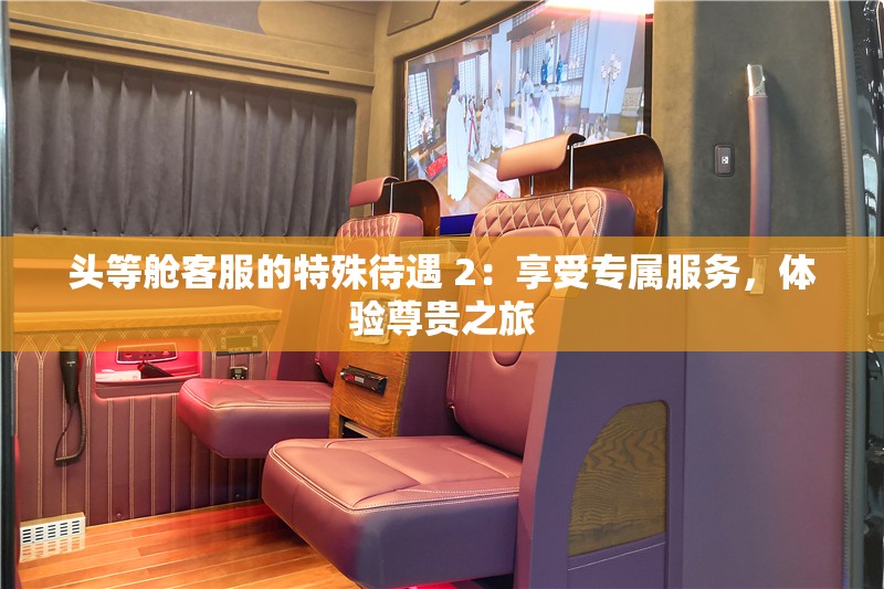 头等舱客服的特殊待遇 2：享受专属服务，体验尊贵之旅