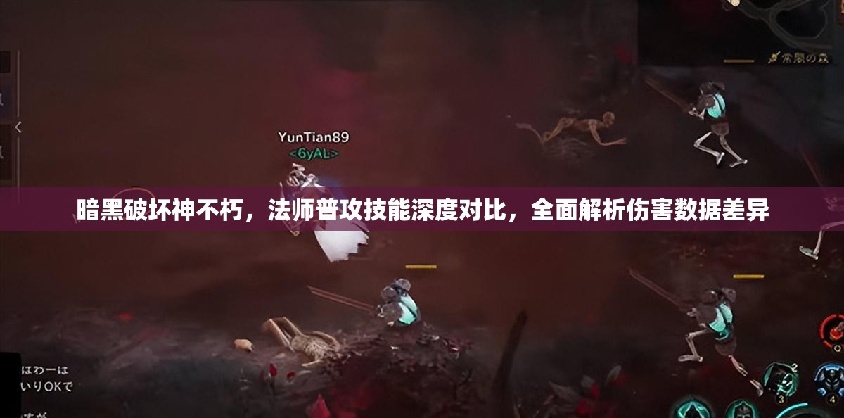 暗黑破坏神不朽，法师普攻技能深度对比，全面解析伤害数据差异