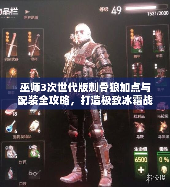 巫师3次世代版刺骨狼加点与配装全攻略，打造极致冰霜战士的战斗之路
