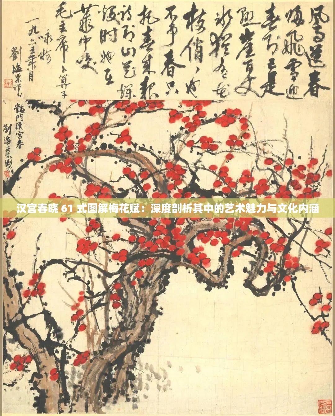 汉宫春晓 61 式图解梅花赋：深度剖析其中的艺术魅力与文化内涵