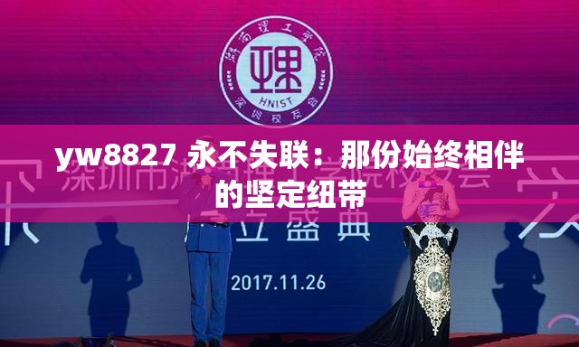 yw8827 永不失联：那份始终相伴的坚定纽带