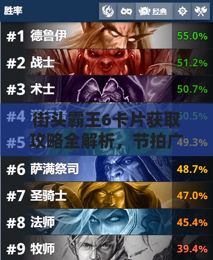 街头霸王6卡片获取攻略全解析，节拍广场路人战斗额外奖励获取方法