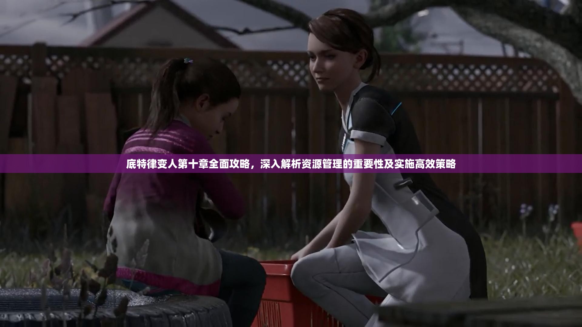底特律变人第十章全面攻略，深入解析资源管理的重要性及实施高效策略