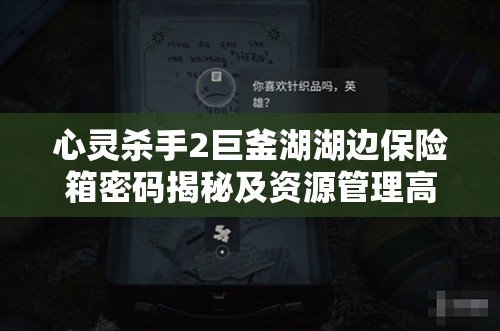 心灵杀手2巨釜湖湖边保险箱密码揭秘及资源管理高效利用策略探讨