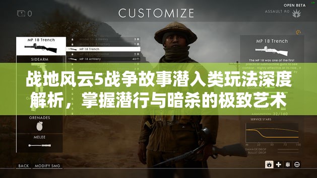 战地风云5战争故事潜入类玩法深度解析，掌握潜行与暗杀的极致艺术策略