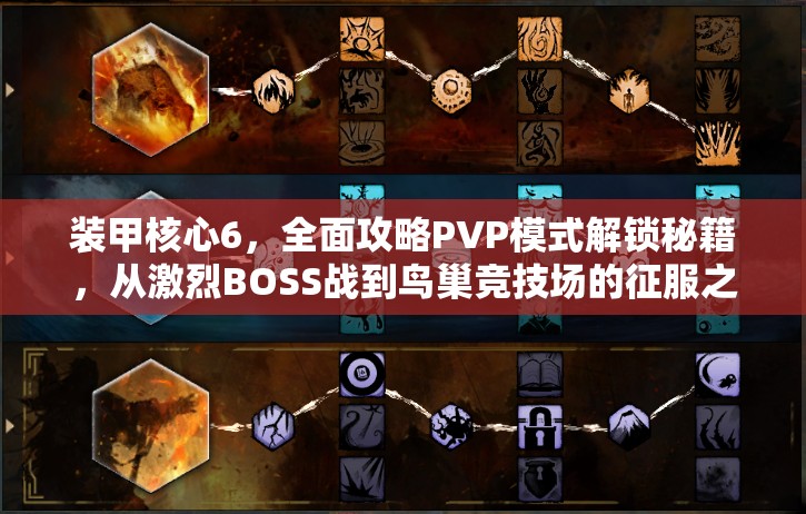 装甲核心6，全面攻略PVP模式解锁秘籍，从激烈BOSS战到鸟巢竞技场的征服之路