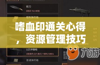 嗜血印通关心得，资源管理技巧与策略分享对游戏通关至关重要