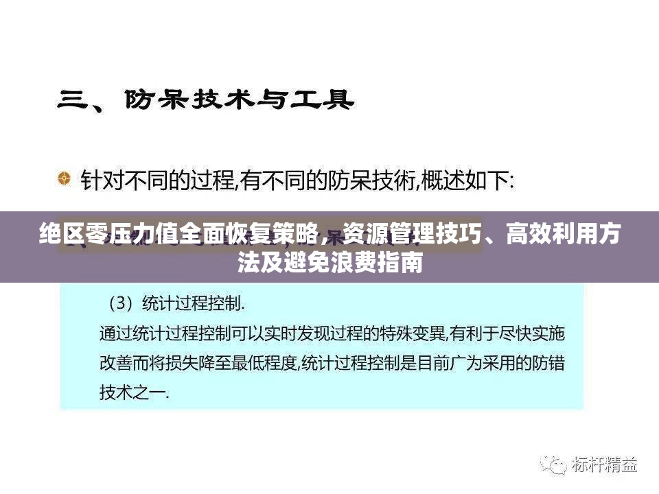 绝区零压力值全面恢复策略，资源管理技巧、高效利用方法及避免浪费指南