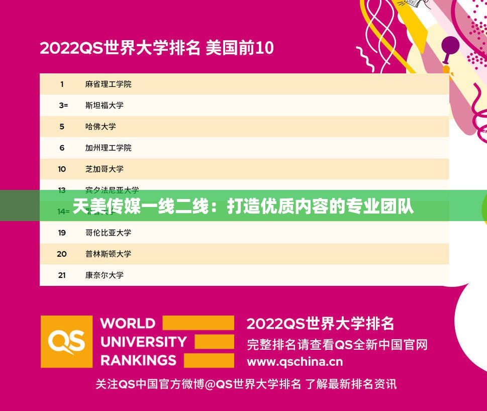 天美传媒一线二线：打造优质内容的专业团队